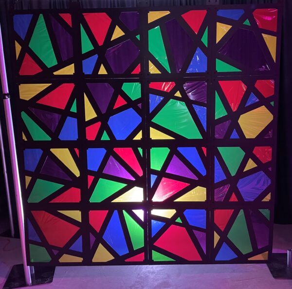 Church Stage Design Stained Glass Mod Scenes 1