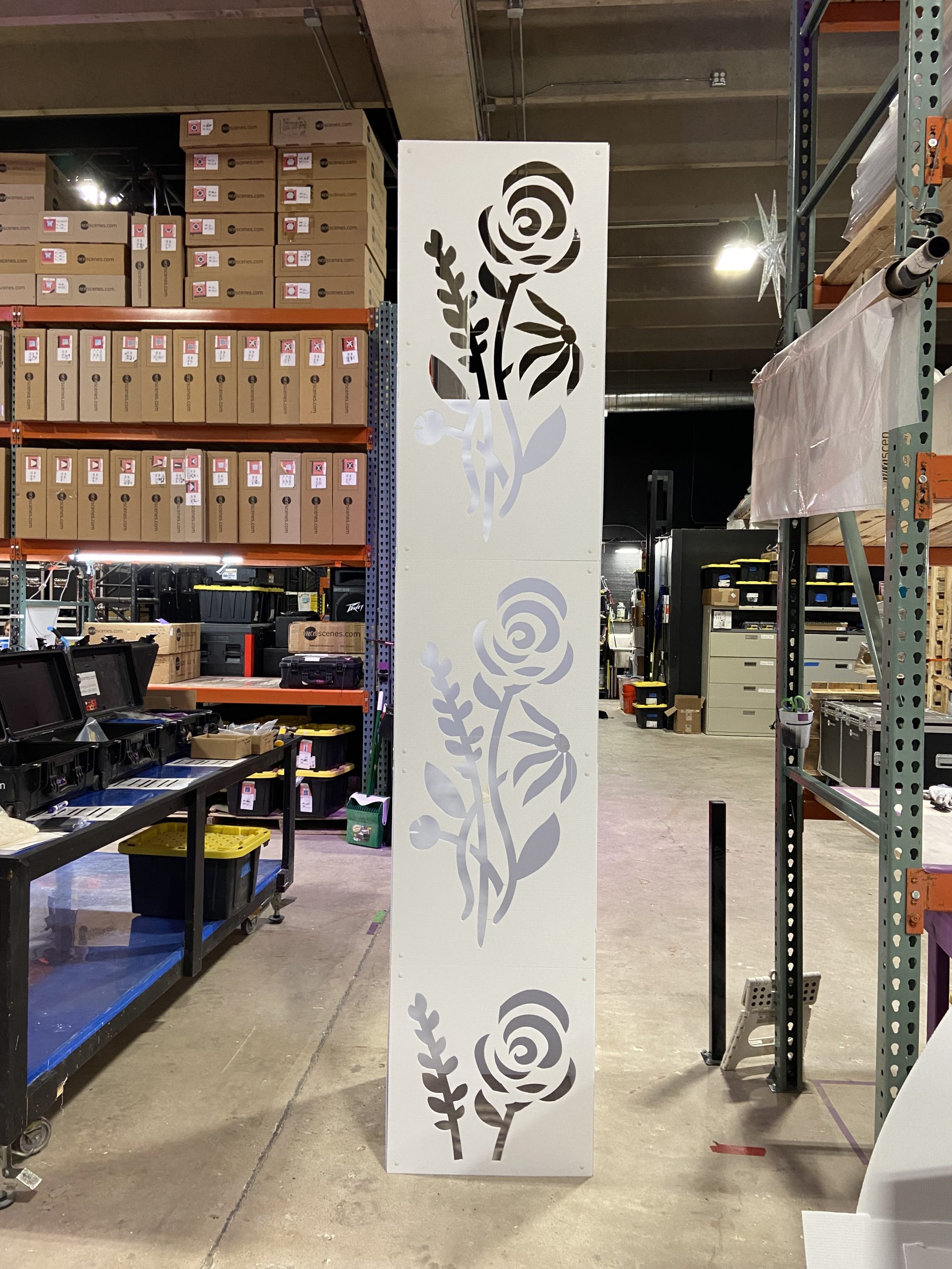 Custom Flower Tower Design