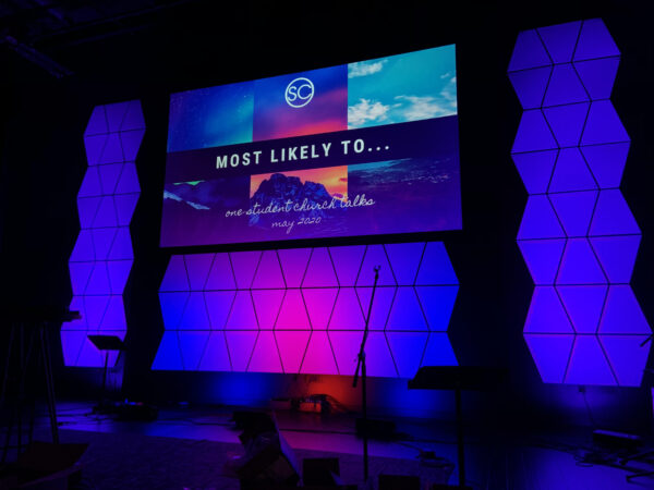 Keystone Stage Backdrop First Assembly Memphis